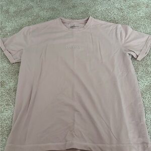 YOUNGLA Light Pink Graphic Tee